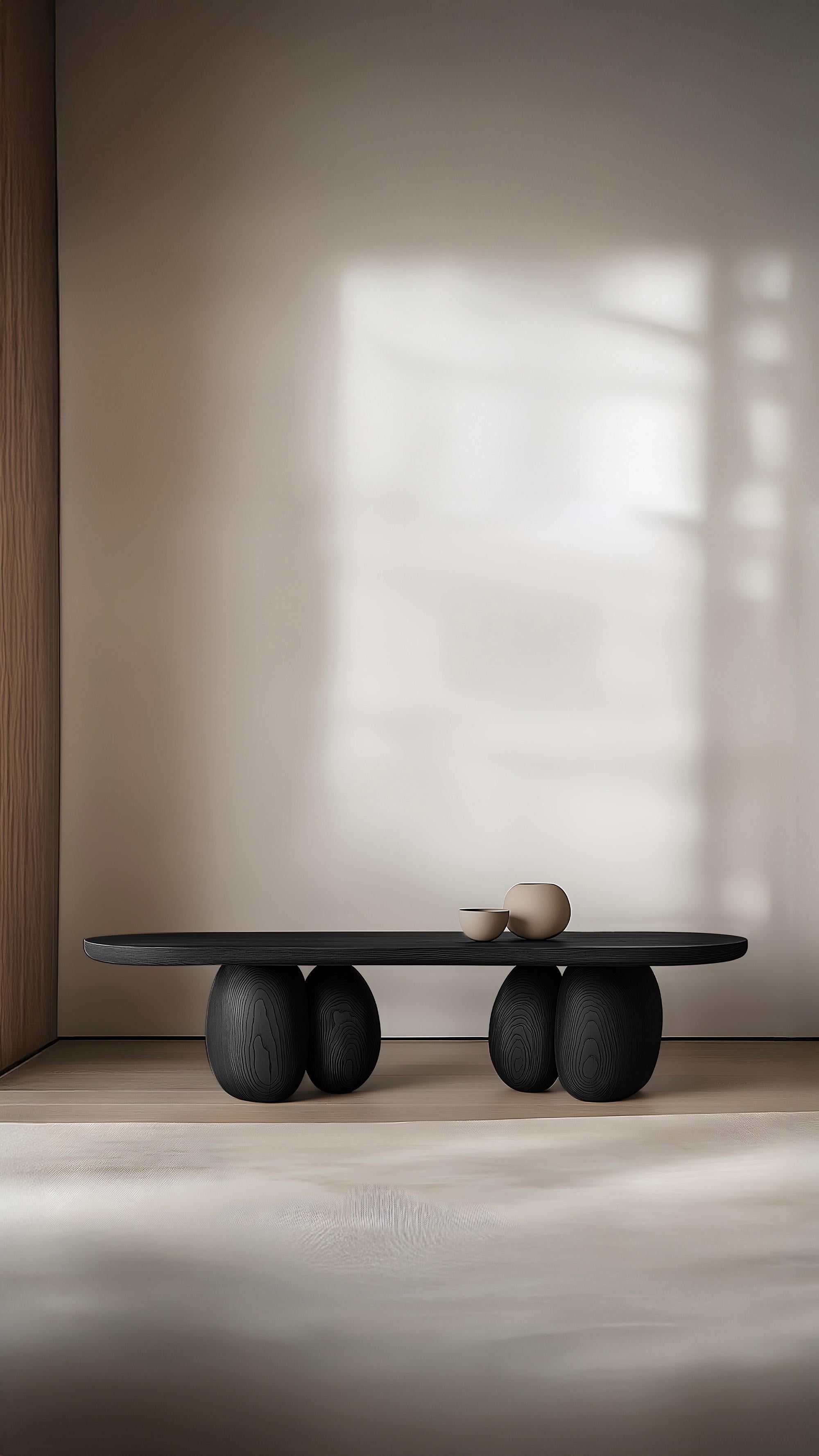 Contemporary Round Coffee Table Serie 49 – Sereno by NONO for Calm, Refined Spaces For Sale