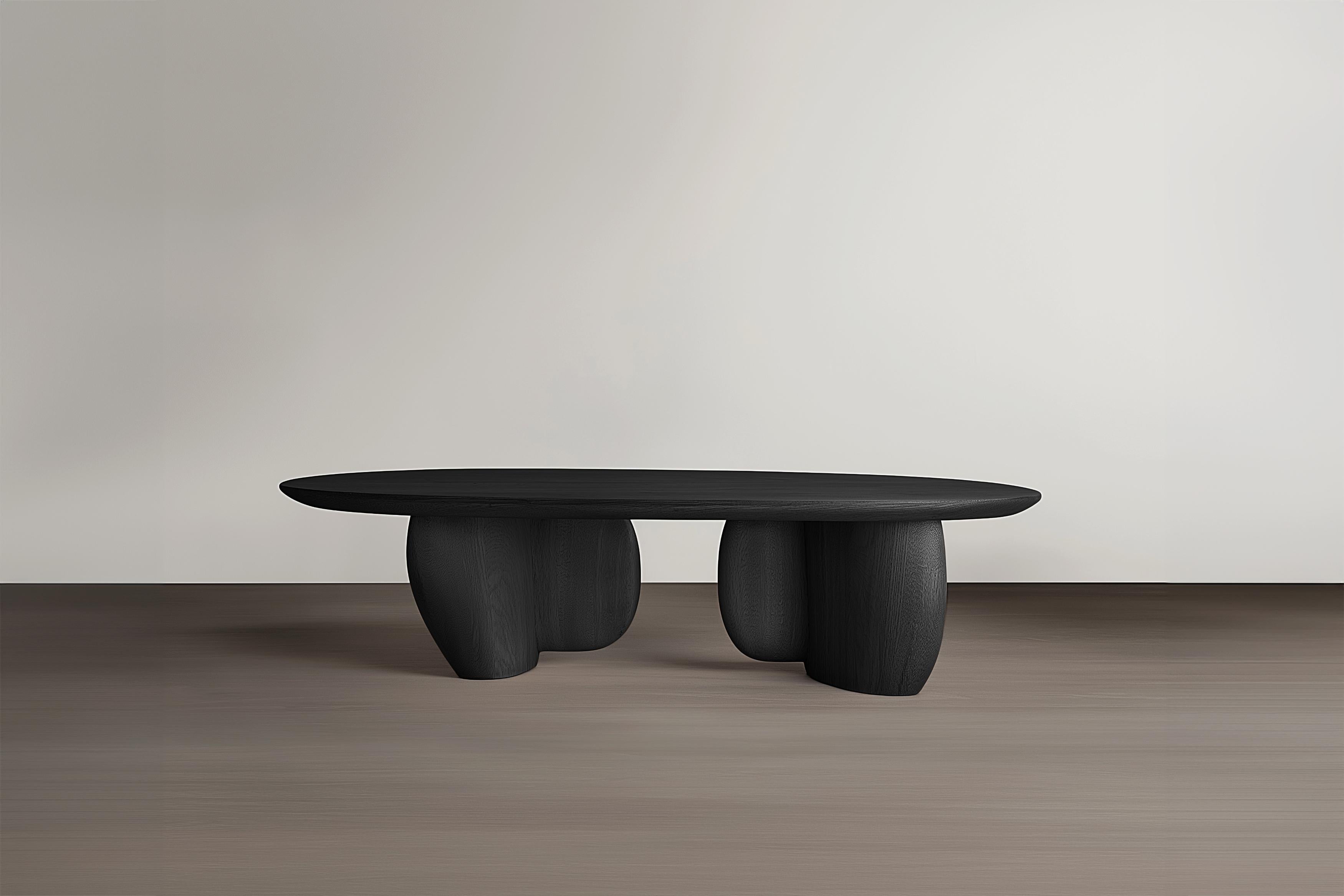 Runder couchtisch Serie 60 - Sereno von Joel Escalona aus massivem holz (21. Jahrhundert und zeitgenössisch) im Angebot
