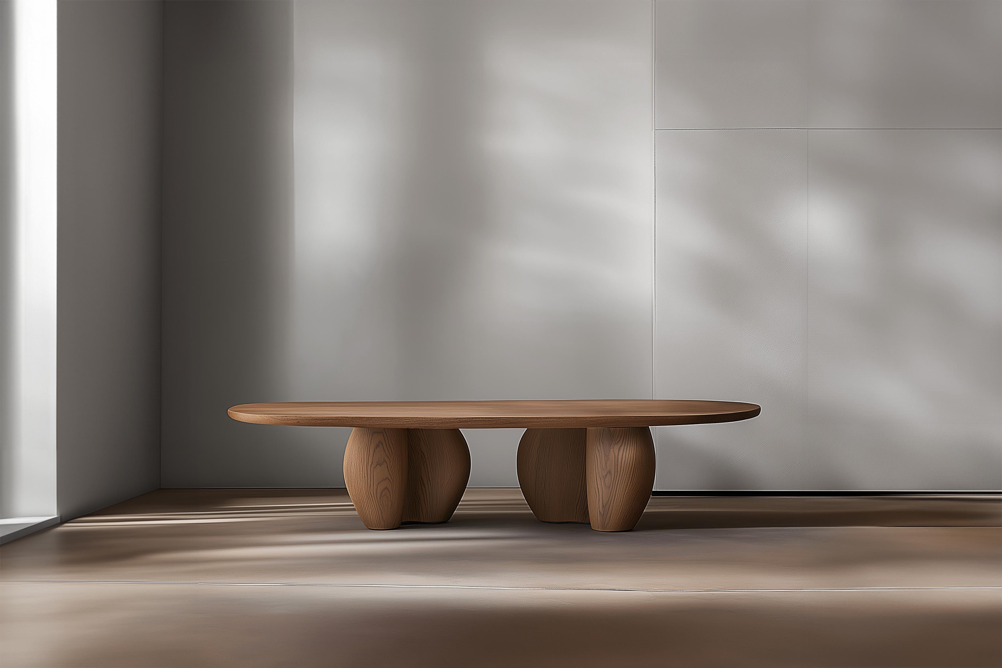 Brutalist Round Coffee Table Serie 90 – Sereno by Joel Escalona for Timeless Interiors For Sale