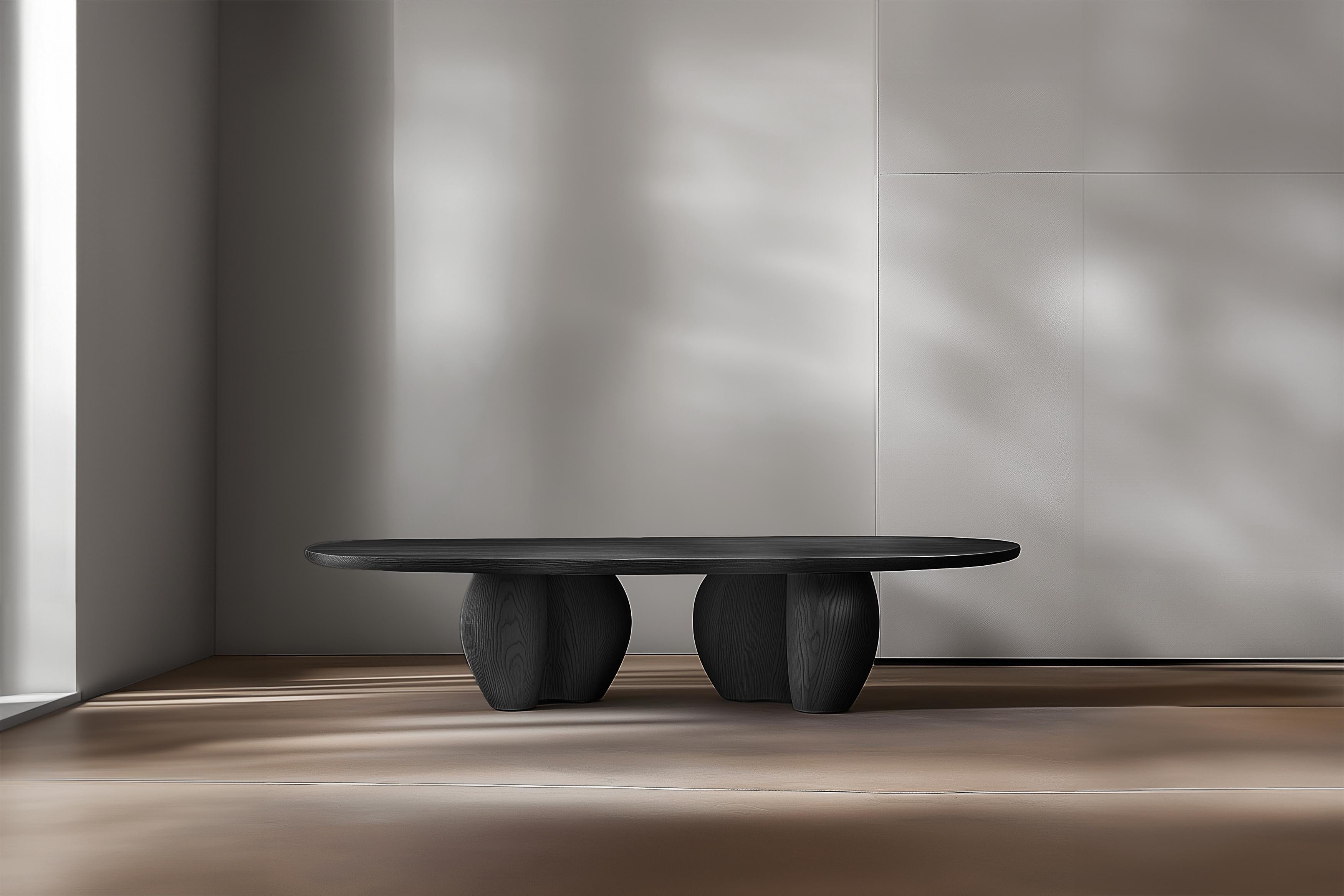 Contemporary Round Coffee Table Serie 90 – Sereno by Joel Escalona for Timeless Interiors For Sale