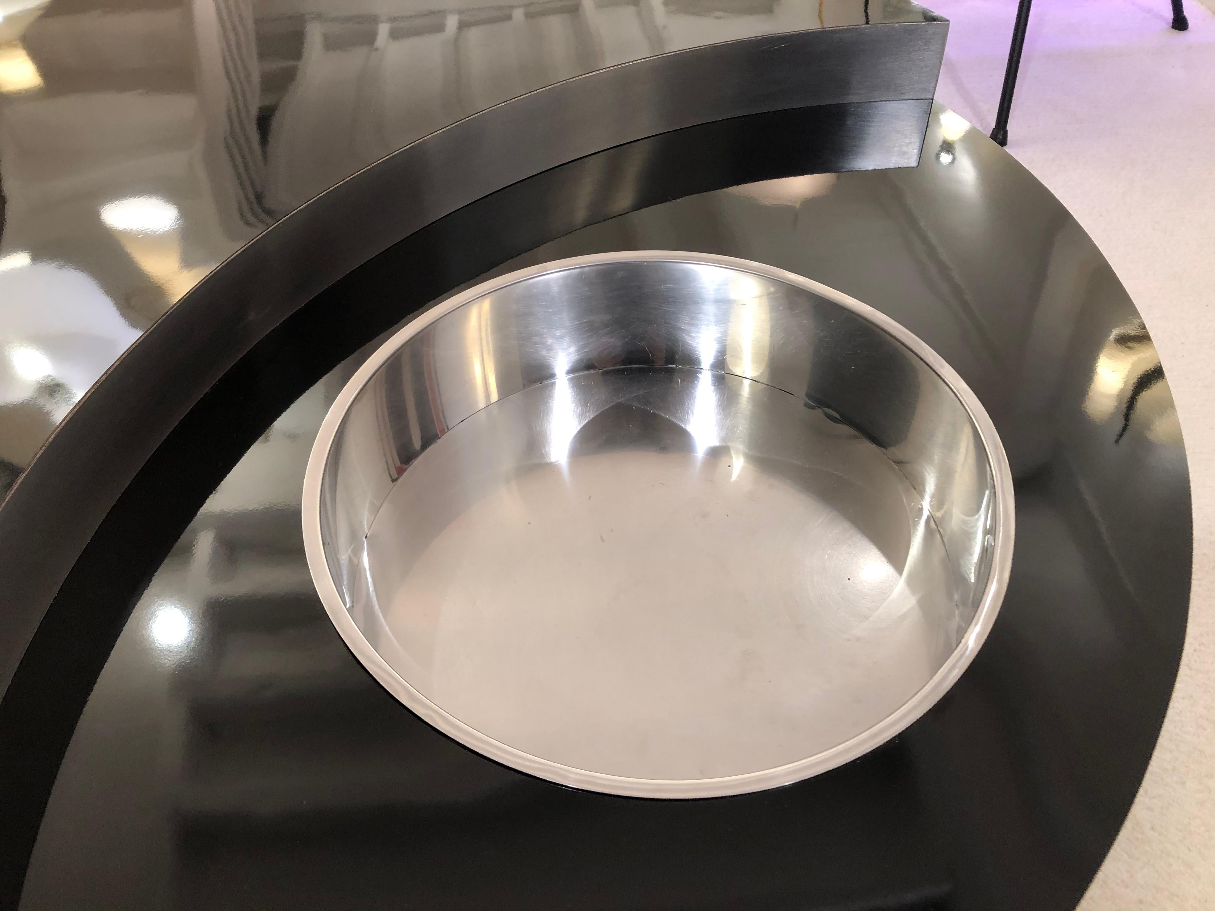 Round Coffee Table TRG by Willy Rizzo, 1970 4