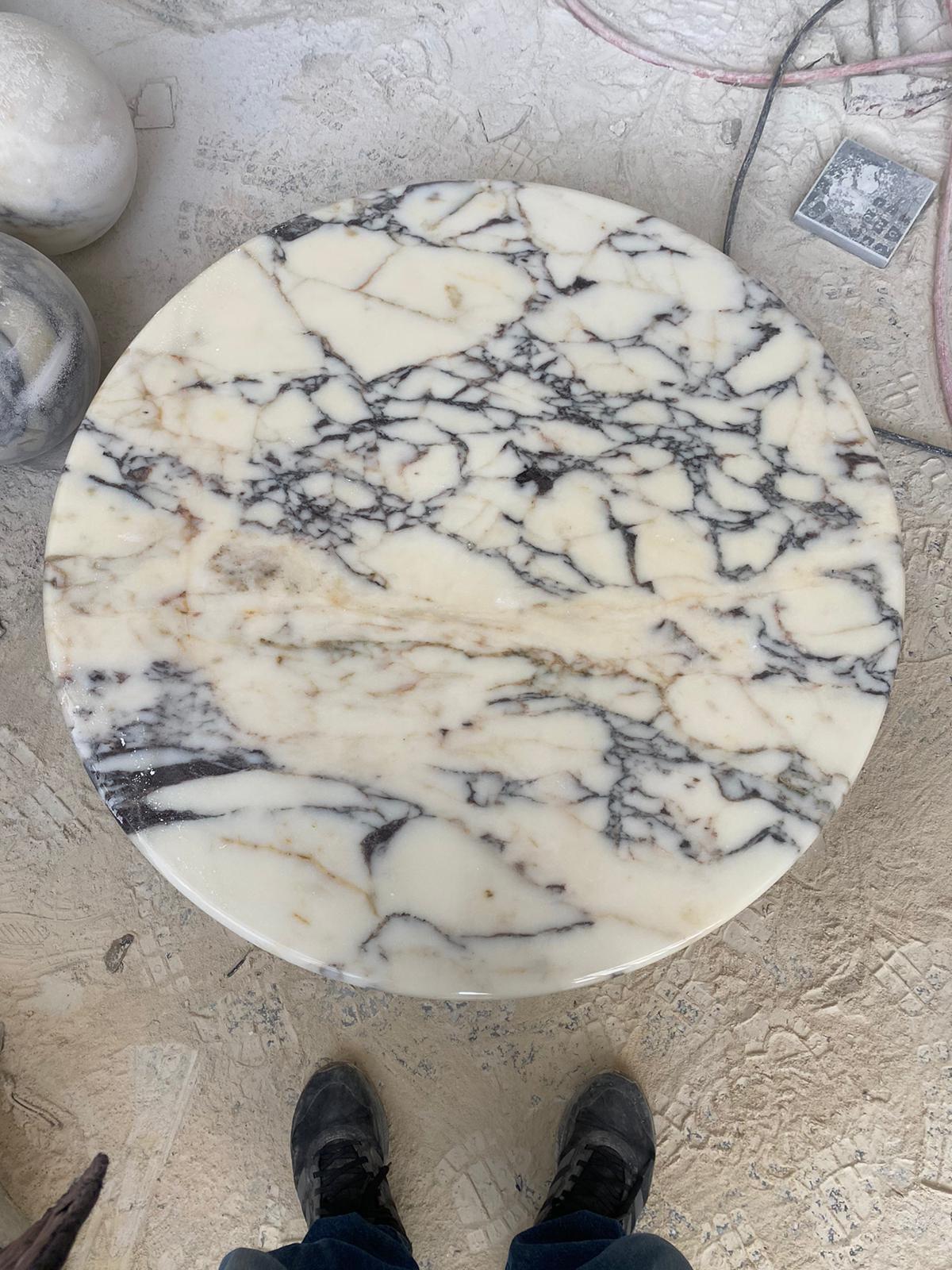 marble coffee table with ball legs