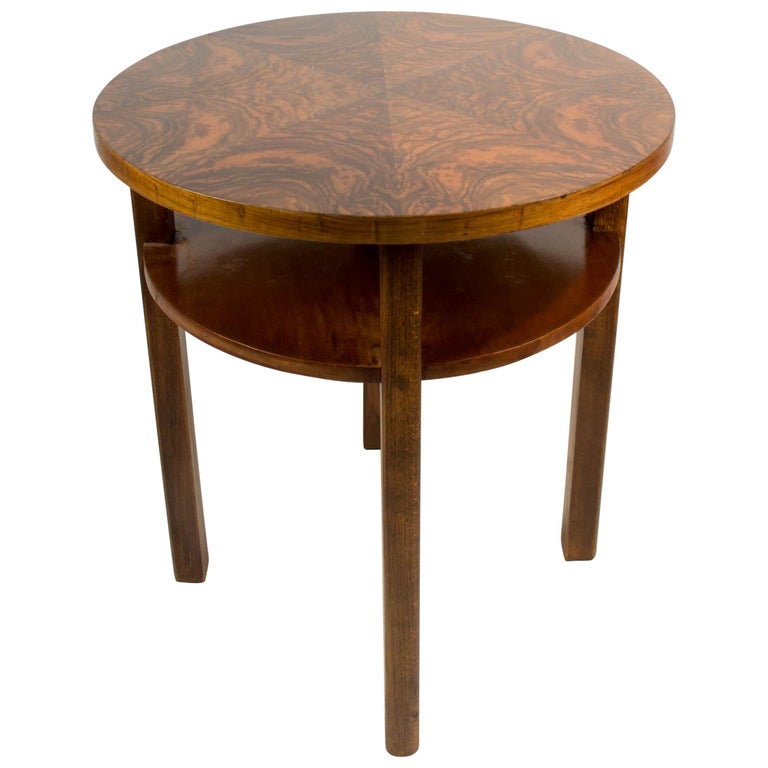 Round Coffee Table With Walnut Veneer By Jindřich Halabala 1930s For At 1stdibs - 1930s Round Coffee Table Round Coffee Table With Walnut Veneer By Jindřich Halabala 1930s For At 1stdibs - 1930s Round Coffee Table