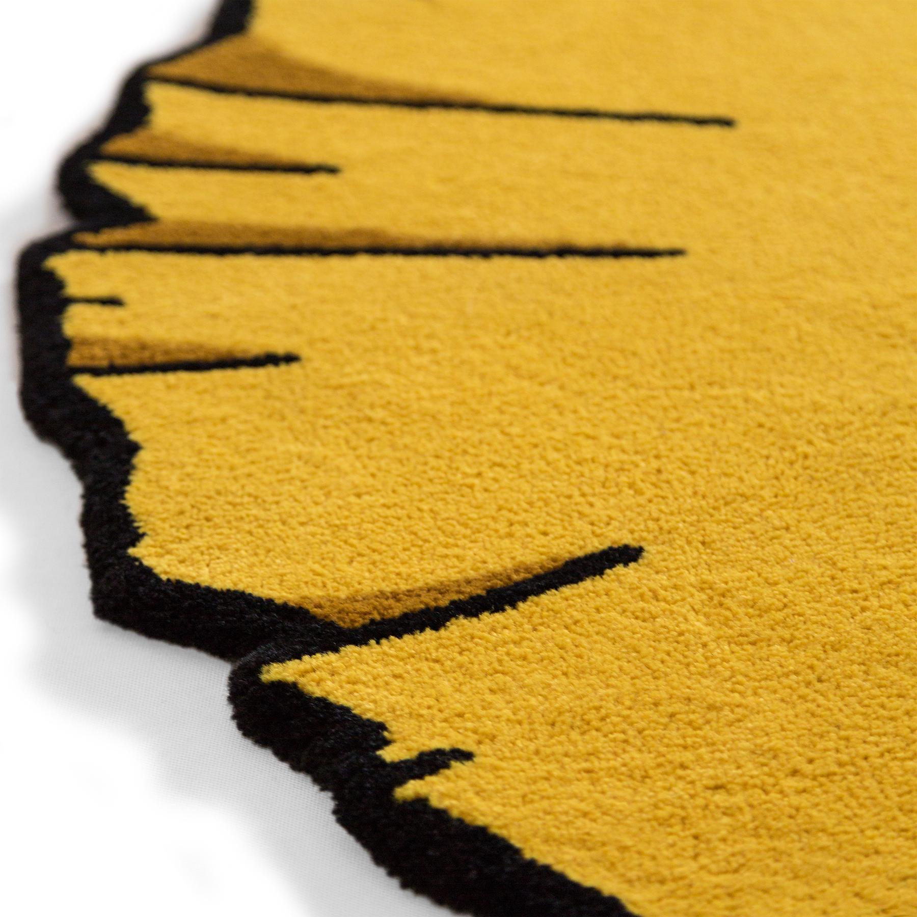 Runder farbenfroher gekrümmter Teppich aus der Graffiti-Kollektion von Paulo Kobylka, groß (21. Jahrhundert und zeitgenössisch) im Angebot