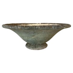 Used Round Concrete Jardiniere