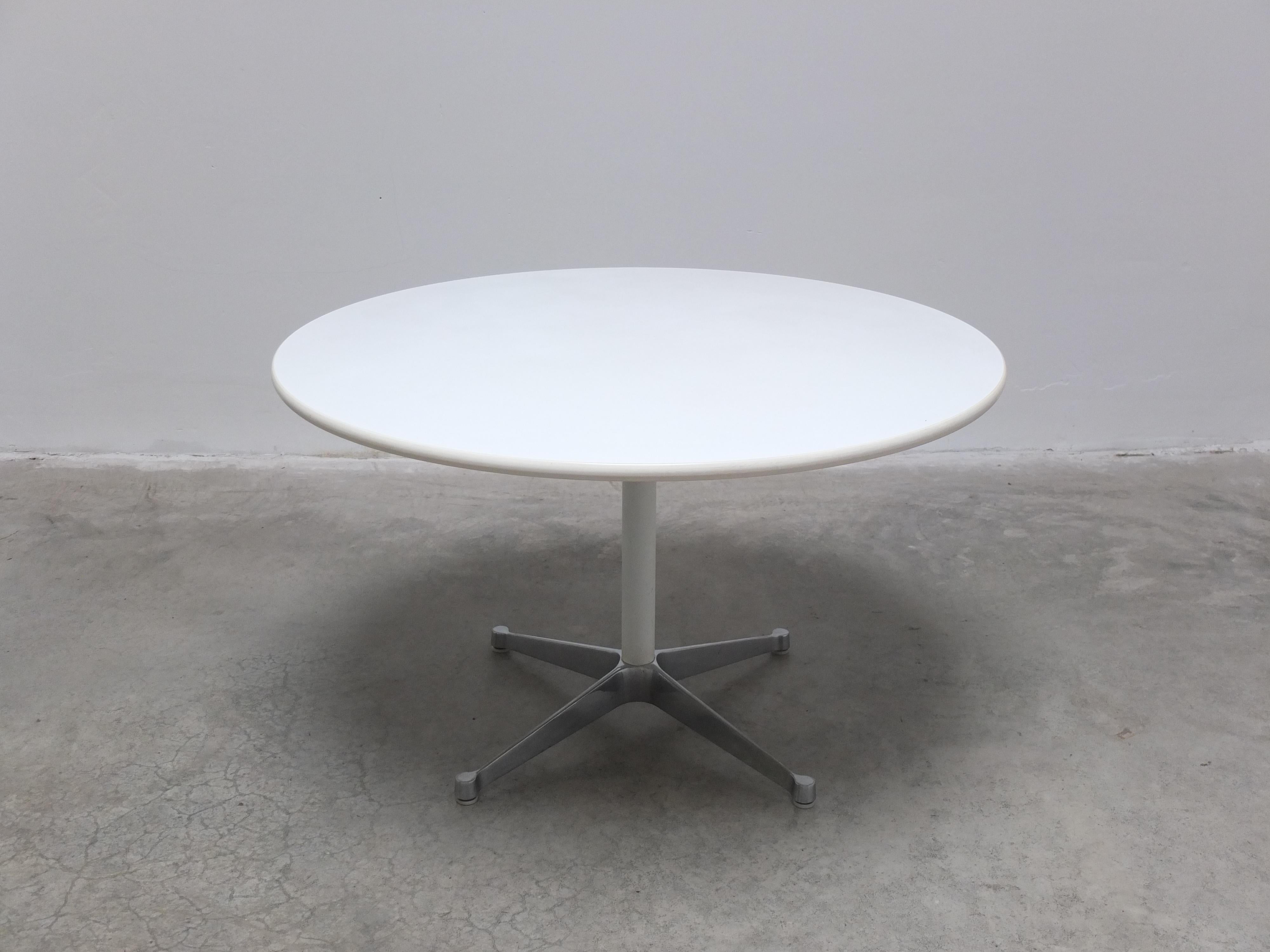 Table de conférence ou de salle à manger ronde de George Nelson pour Herman Miller, années 1960 en vente 5