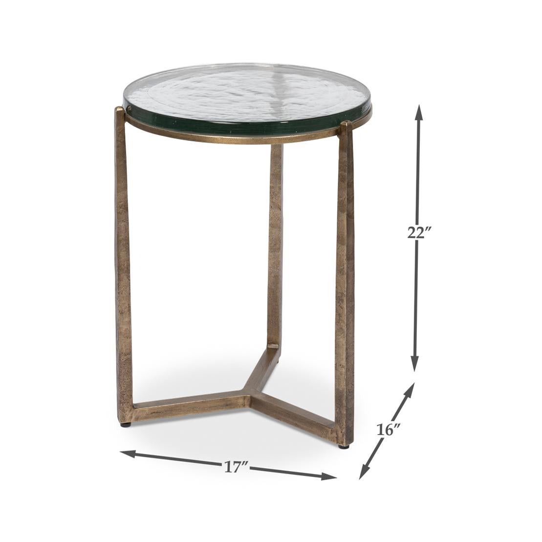 Runder Contemporary Beistelltisch im Angebot 3