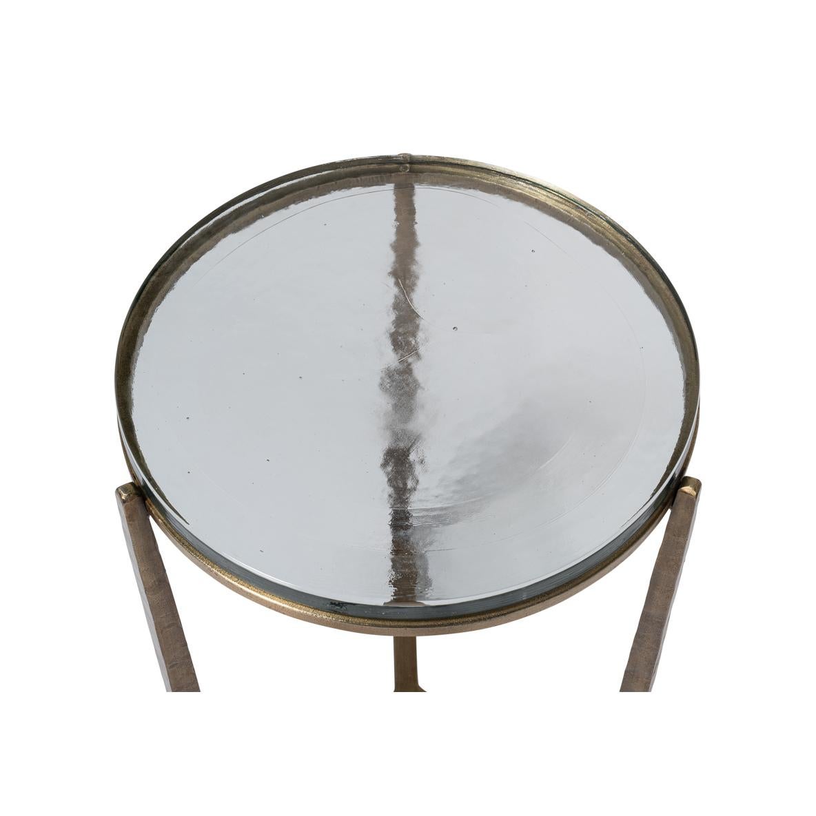 Runder Contemporary Beistelltisch im Zustand „Neu“ im Angebot in Westwood, NJ