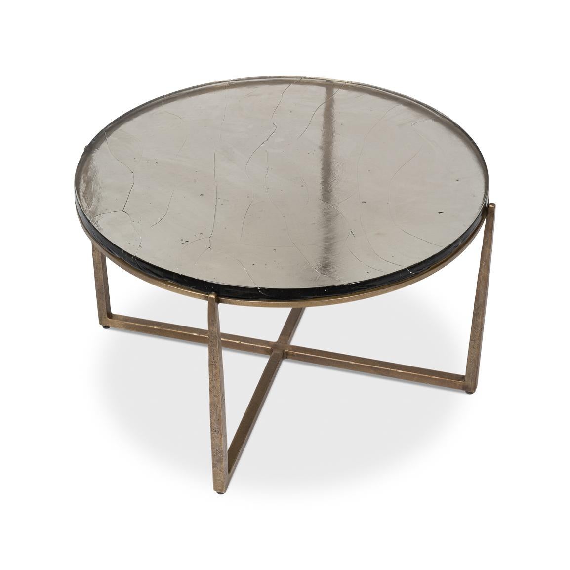 Mesa de centro contemporánea redonda en venta 3