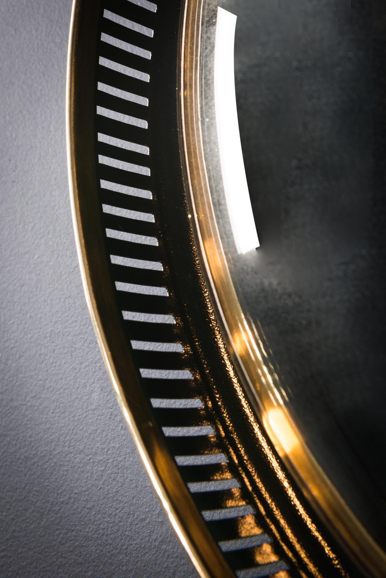 backlit mirror round