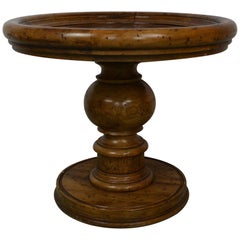 Round Copper Topped End /Side Table
