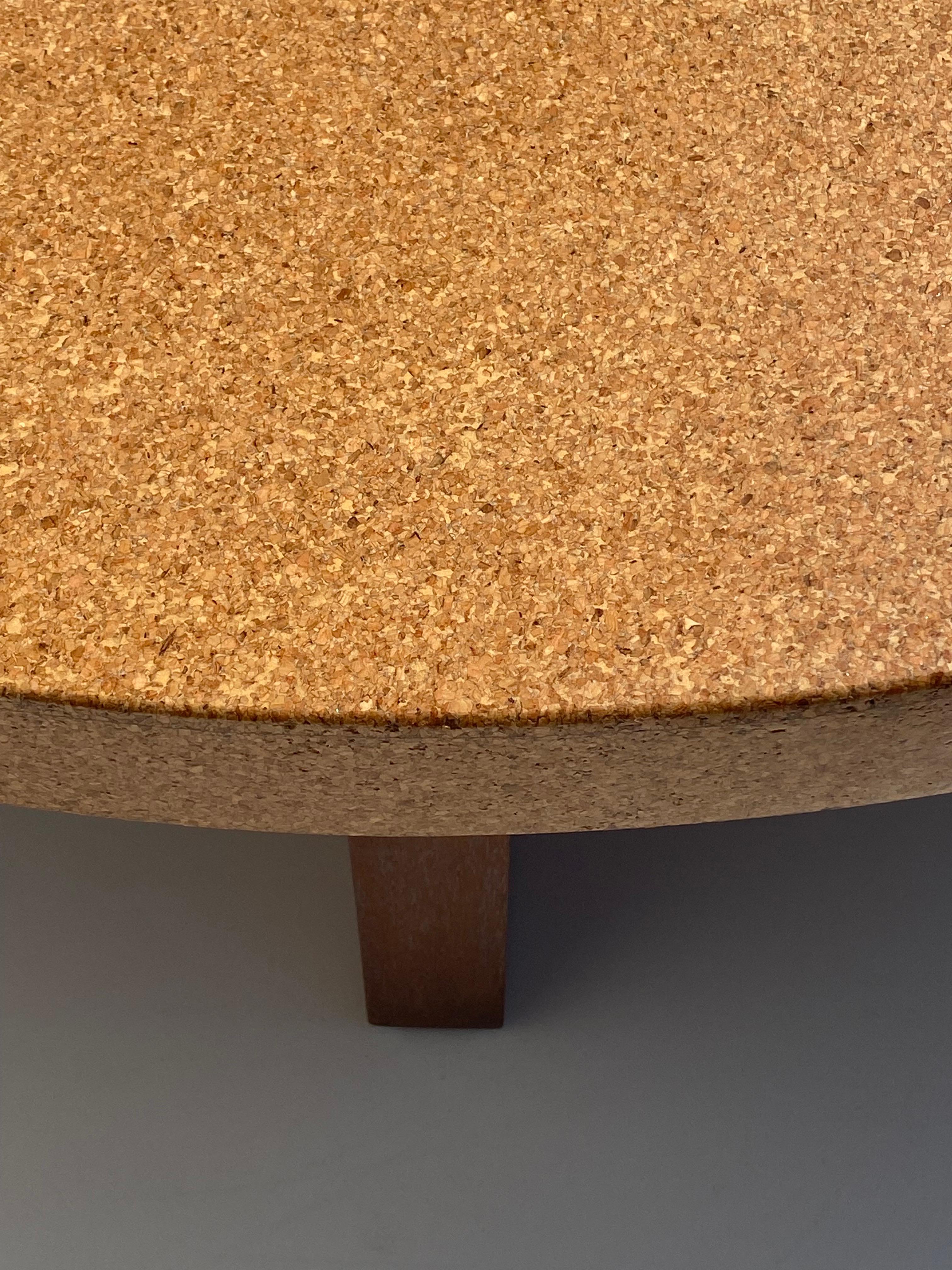 Round Cork Coffee Table For Sale 5