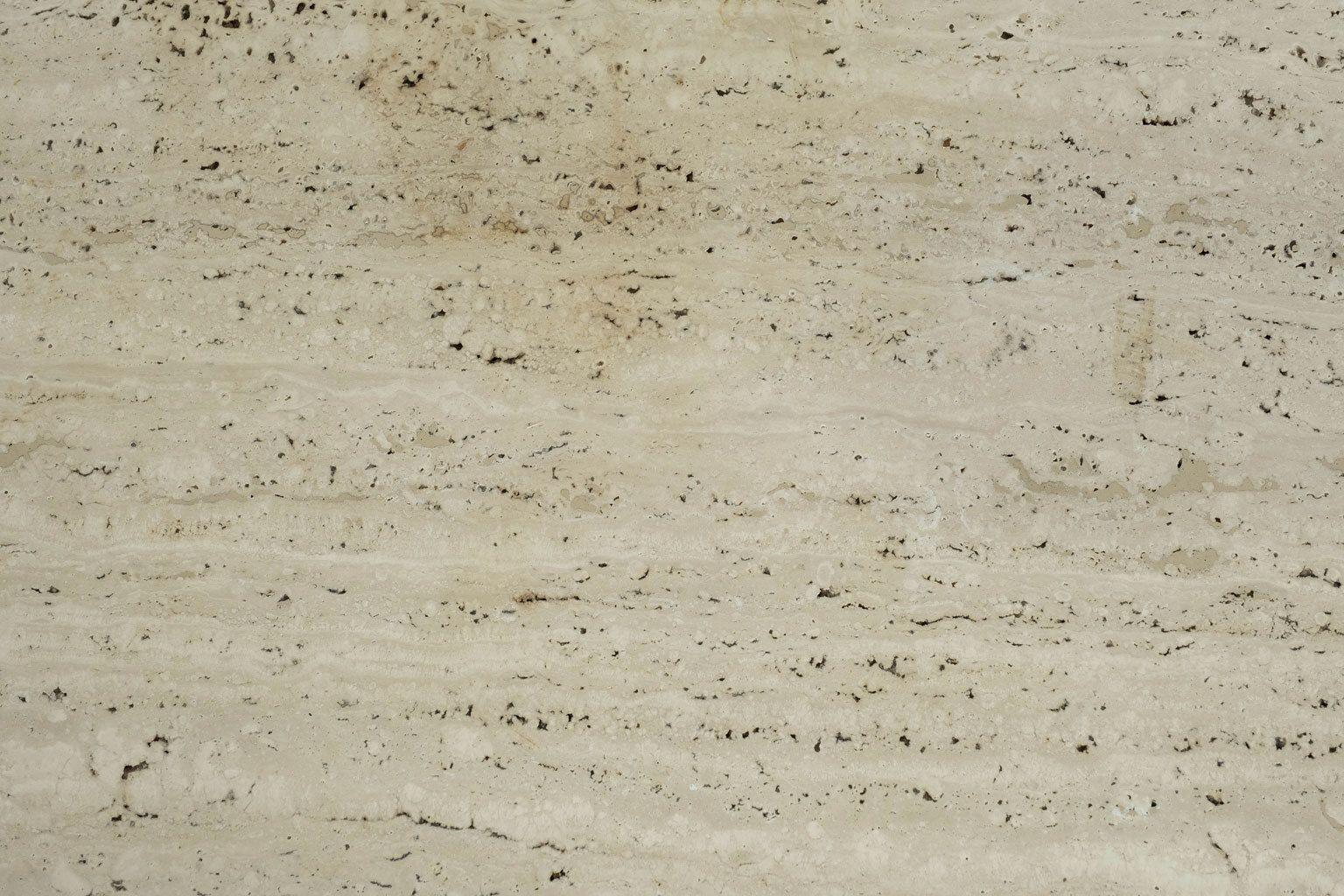 Modern Round Cream-Color Travertine Dining Table by Egidio Di Rosa & Pier Giusti For Sale