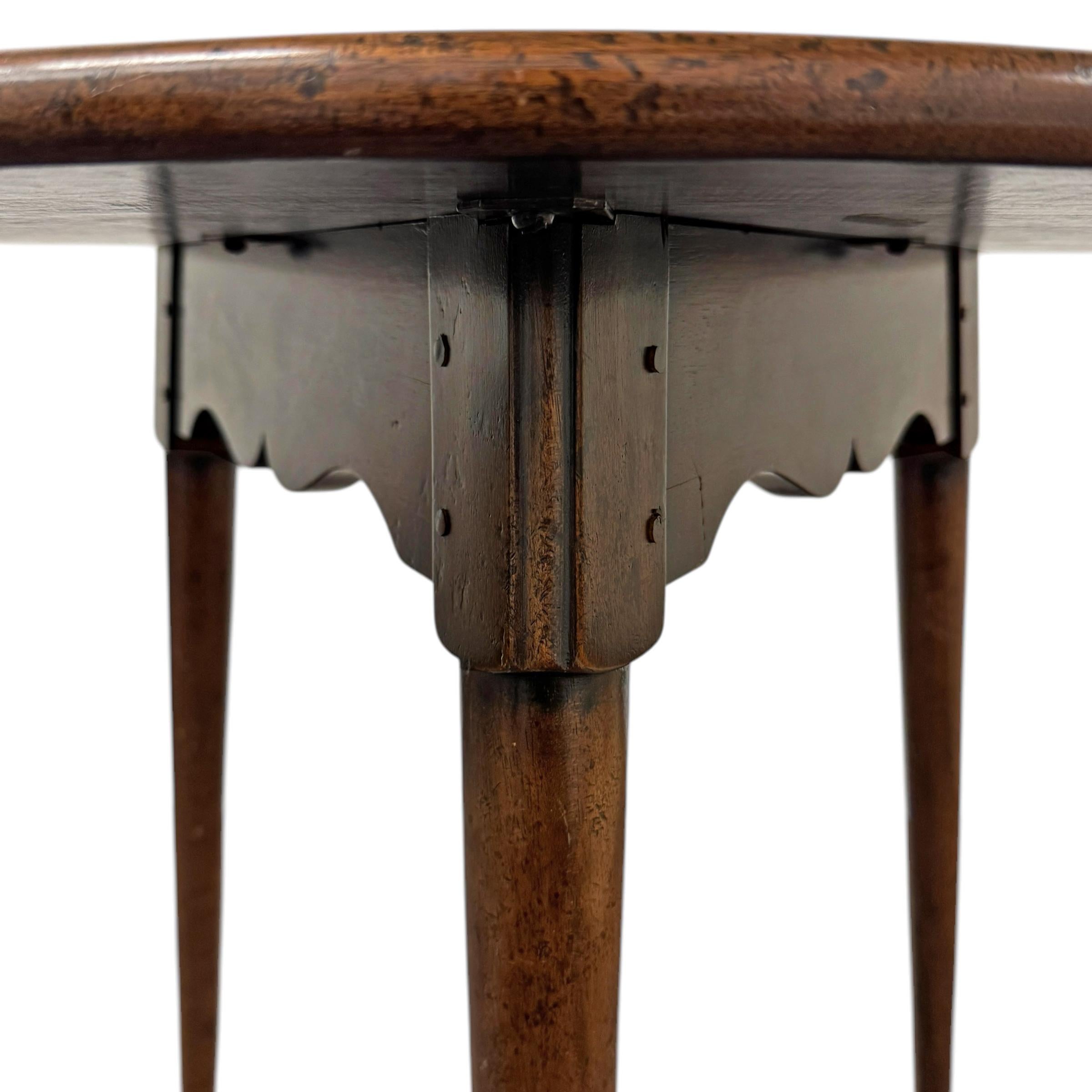 20th Century Round Cricket Table For Sale