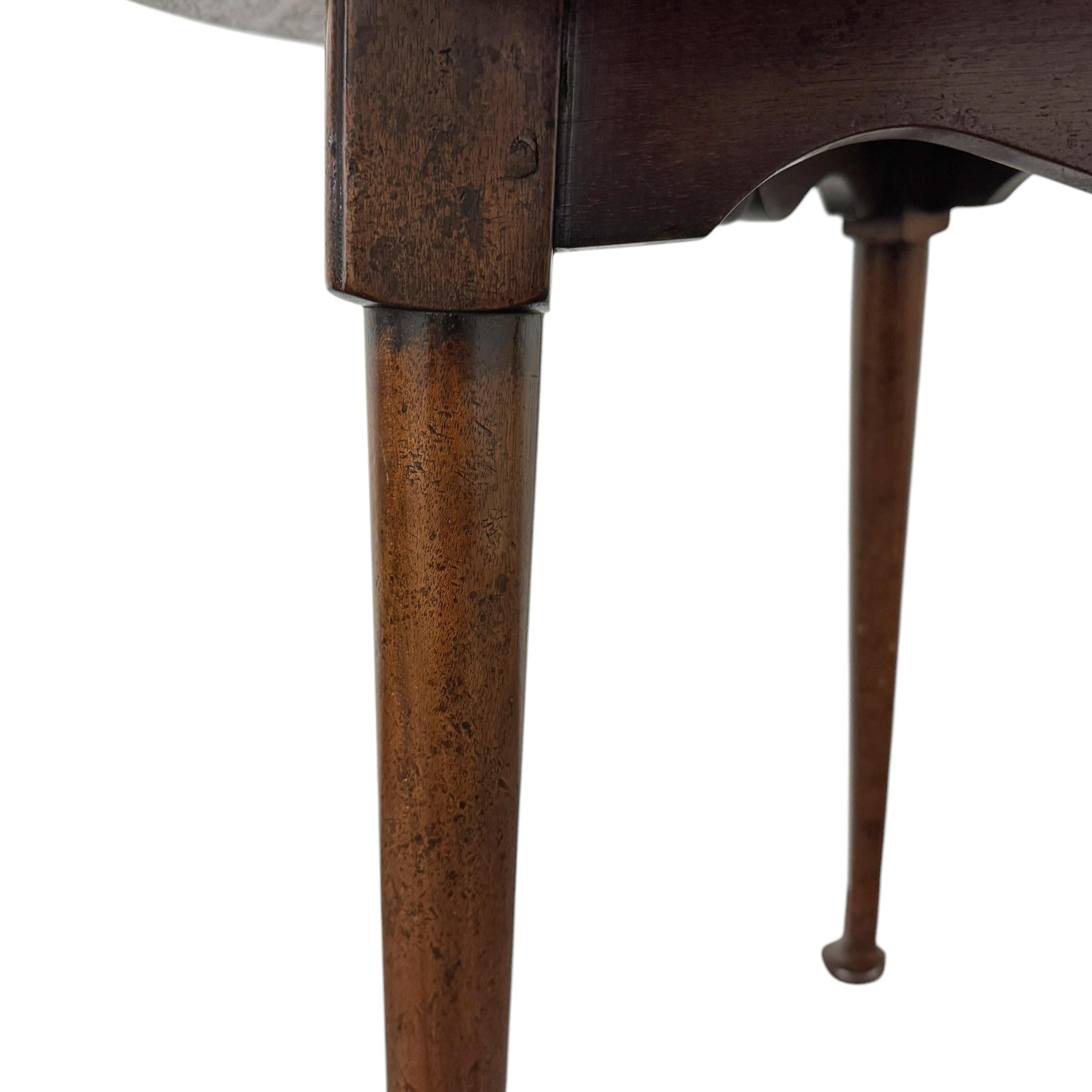 Walnut Round Cricket Table For Sale