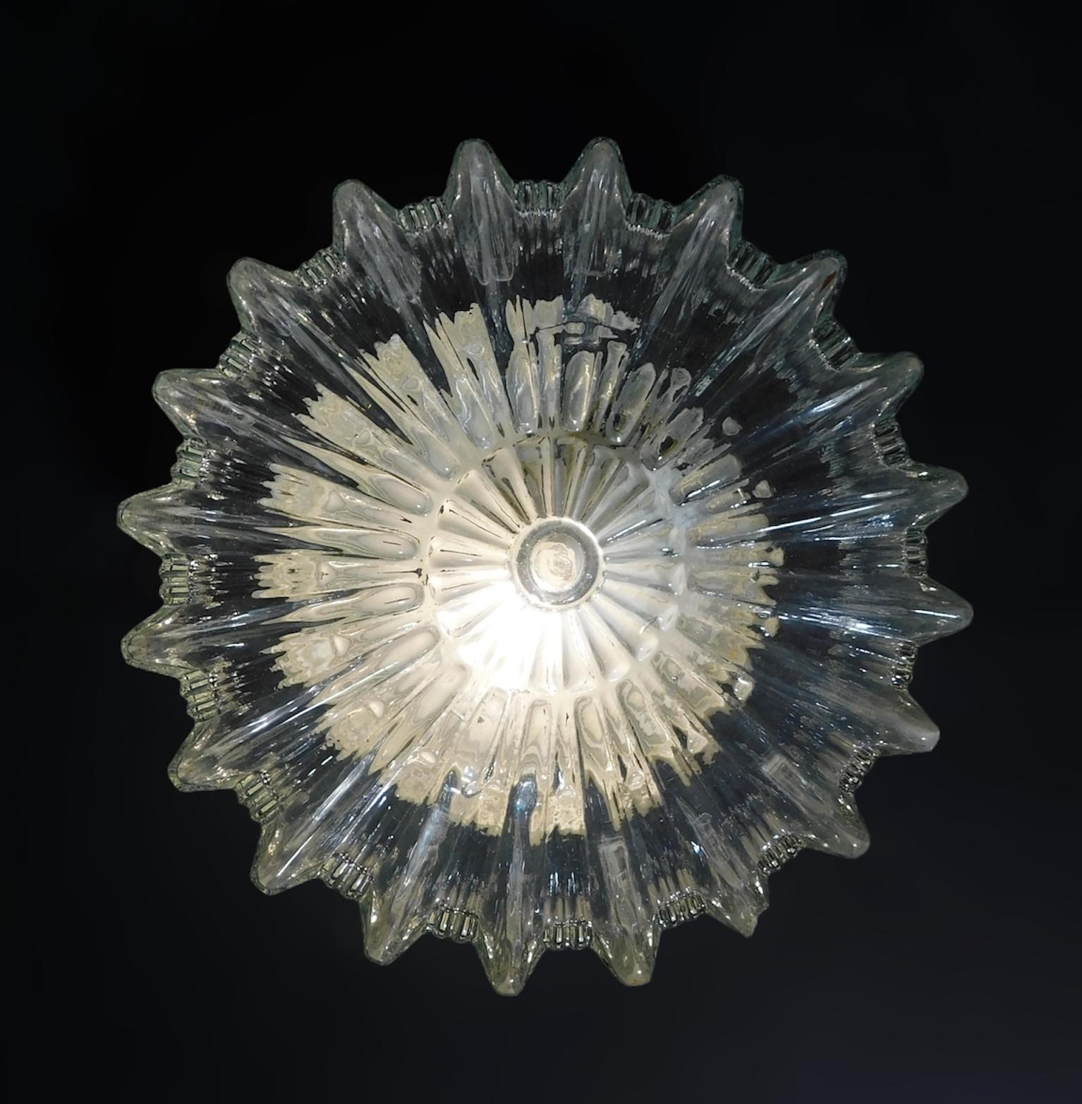 Round Crystal Flush Mount For Sale 1