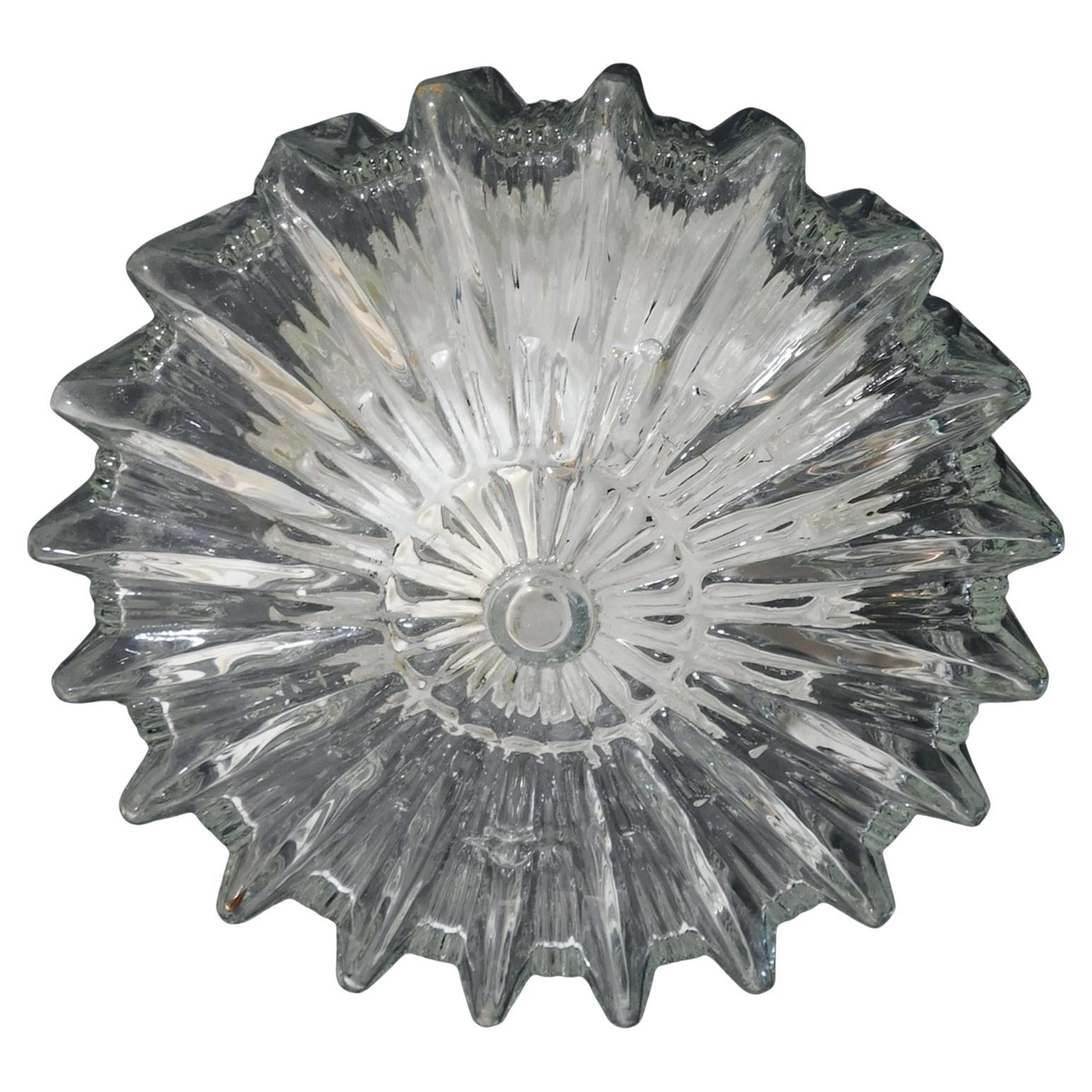 Round Crystal Flush Mount