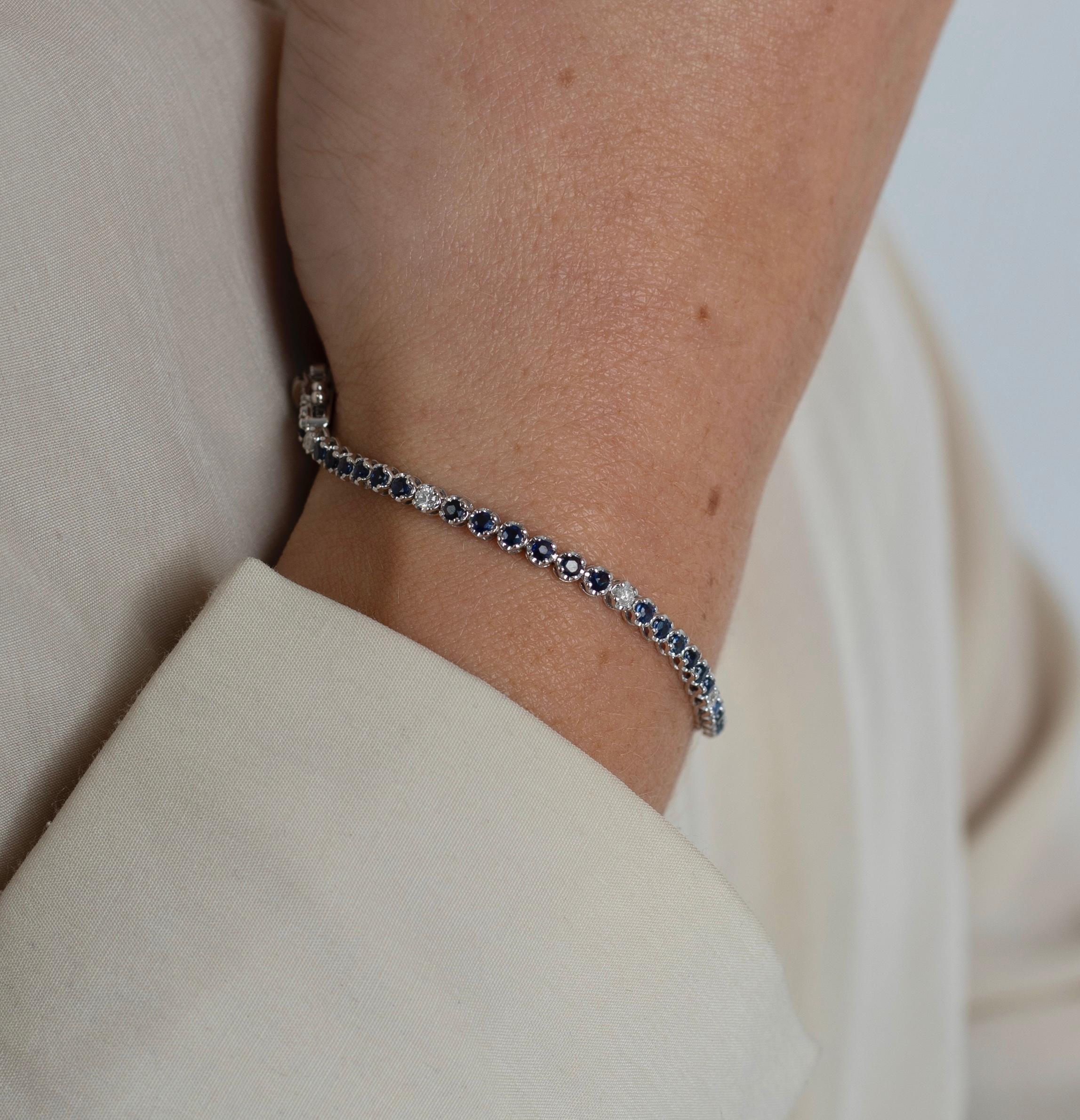 macy's sapphire bracelet