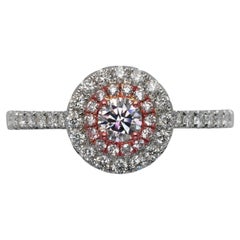0.50 Carats Round Cut Diamond Engagement Ring GIA Certified FOP