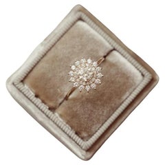 Round Cut Moissanite Starburst Engagement Ring 925 Sterling Silver Wedding Ring