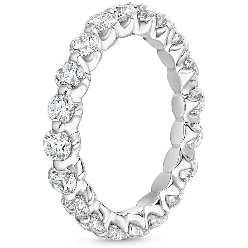 Im Angebot: Fernanda's Schwebender Eternity-Ring, Diamantring () 2