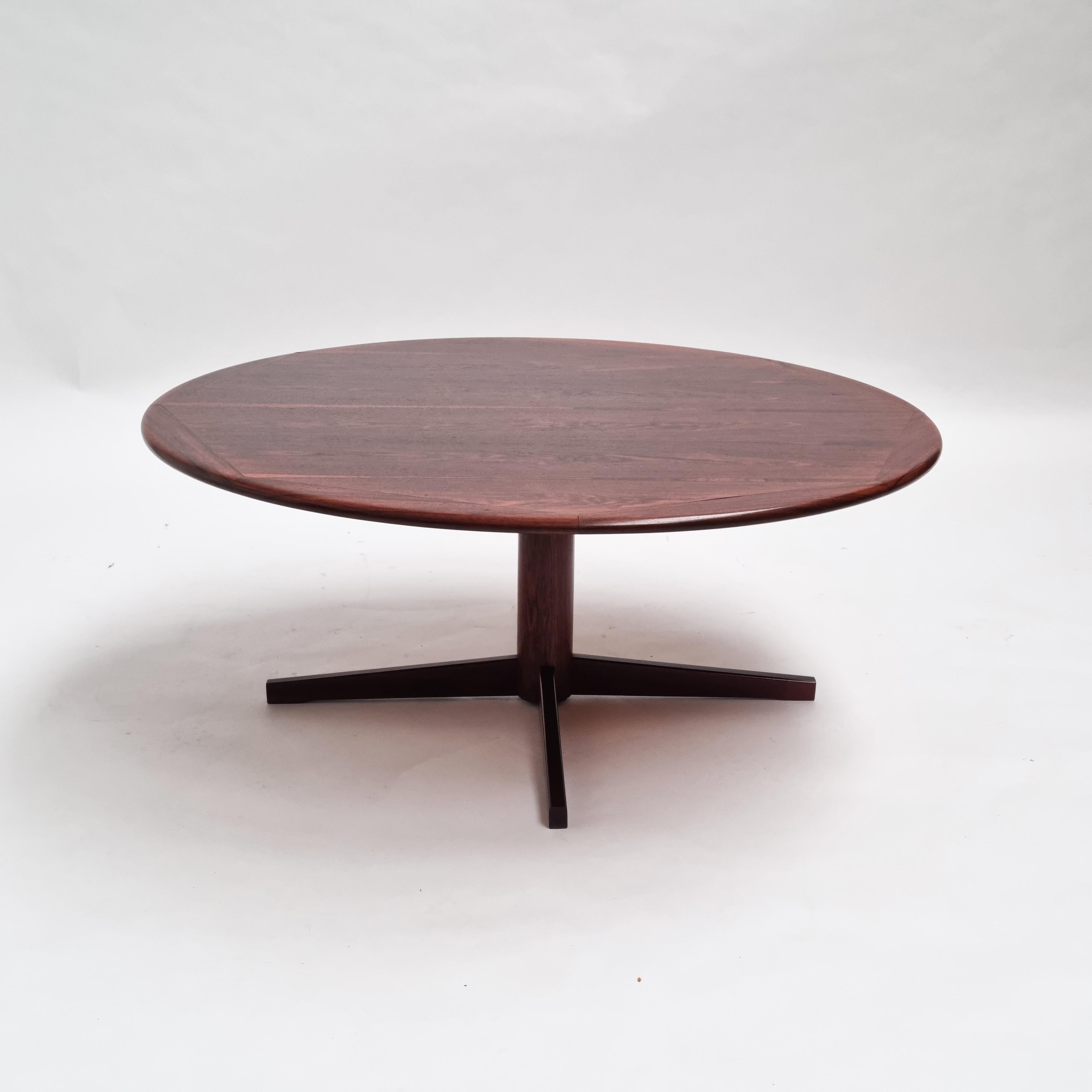 Mid-20th Century Round Danish Coffee Table, 1960s For Sale