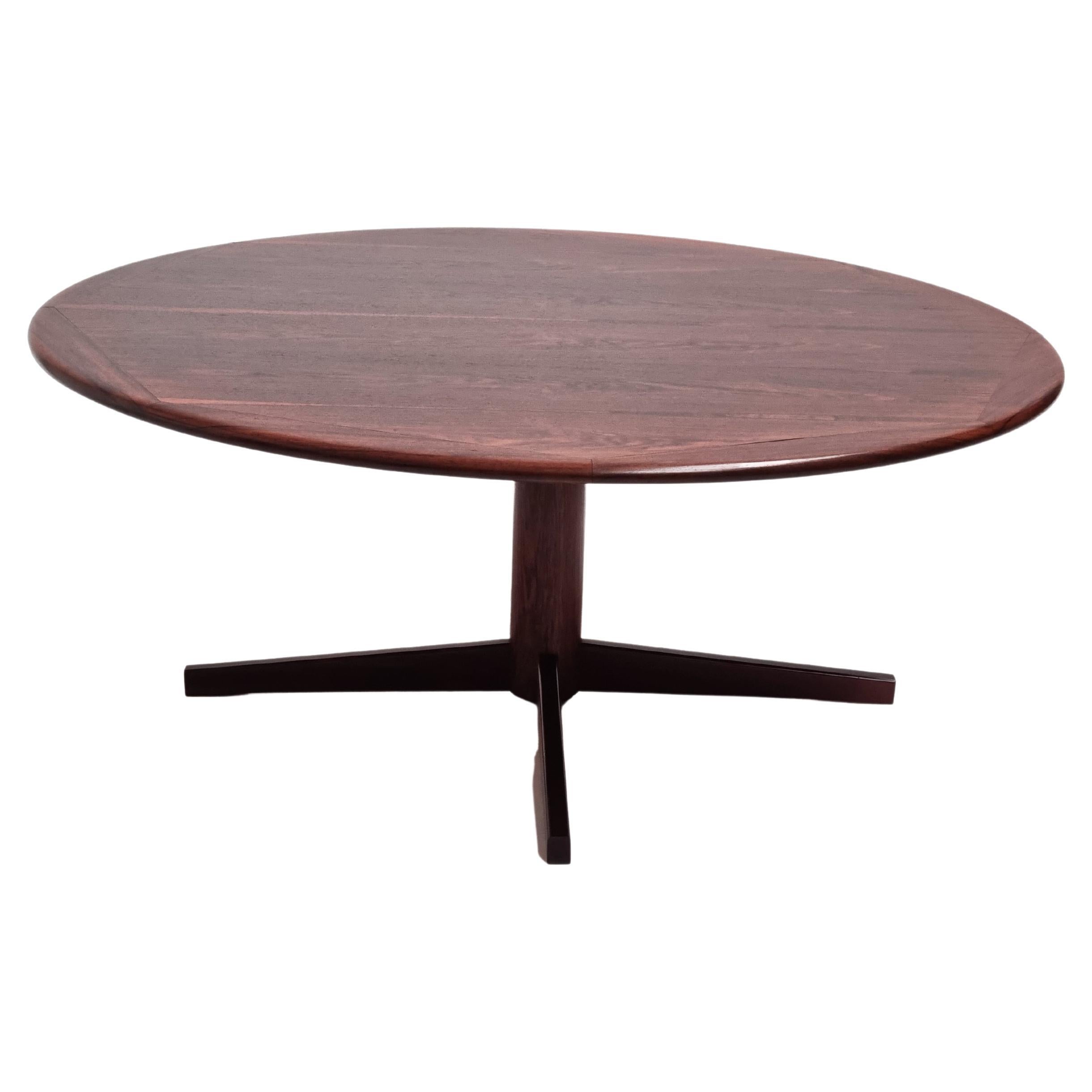 Table basse ronde danoise, annes 1960