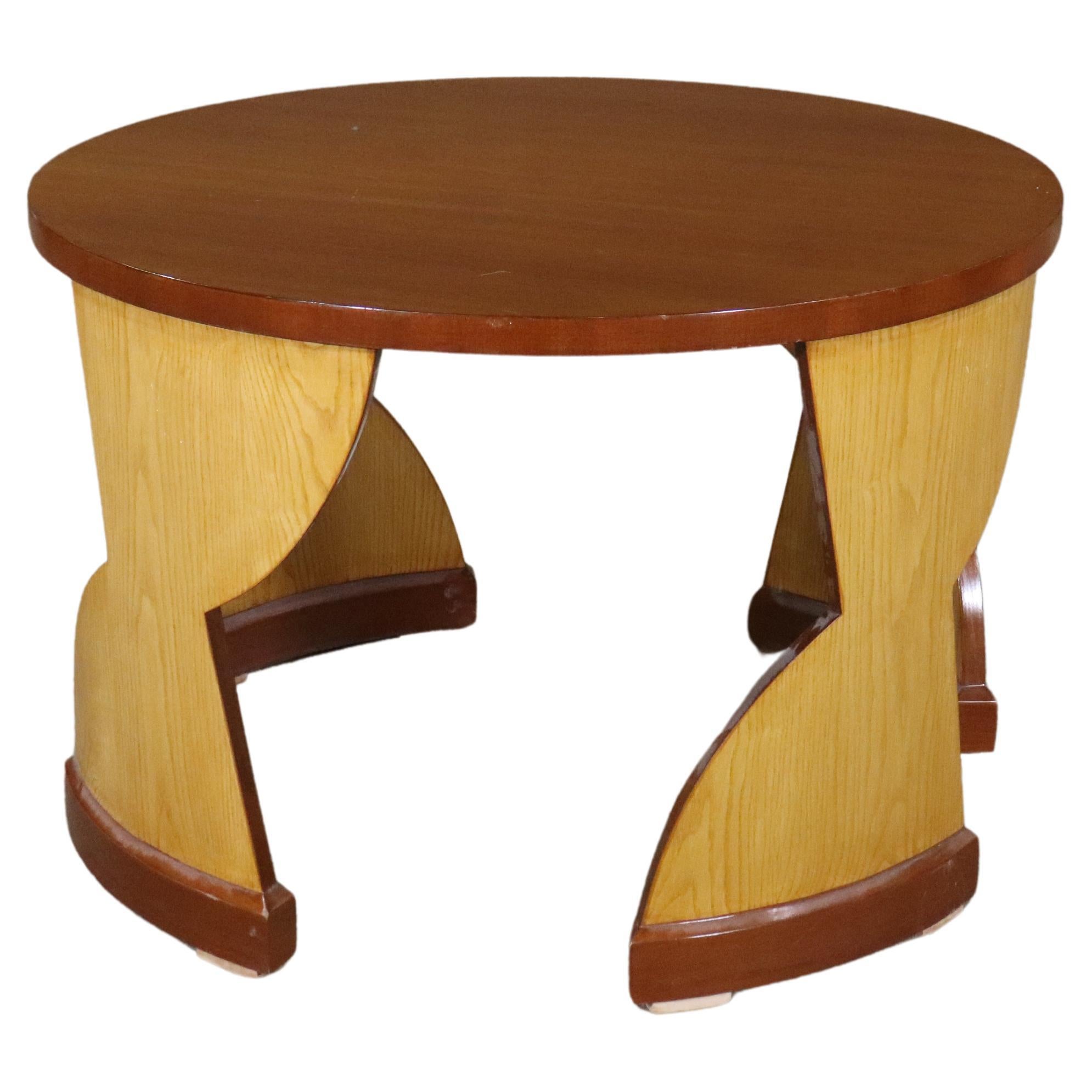 Round Deco Style Coffee Table For Sale
