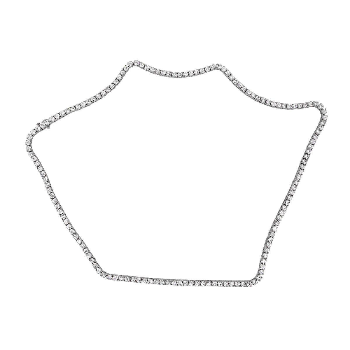 tennis necklace diamond