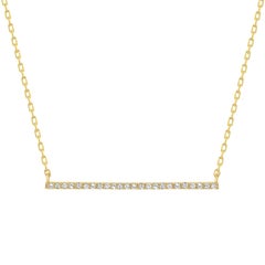 Collier pendentif en or 14K avec diamant papillon inspiré de la Nature