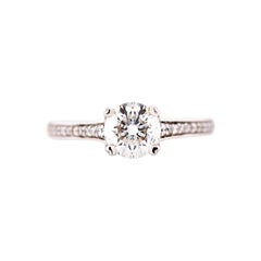 Round Diamond Engagement Ring 1 Carat G/I1