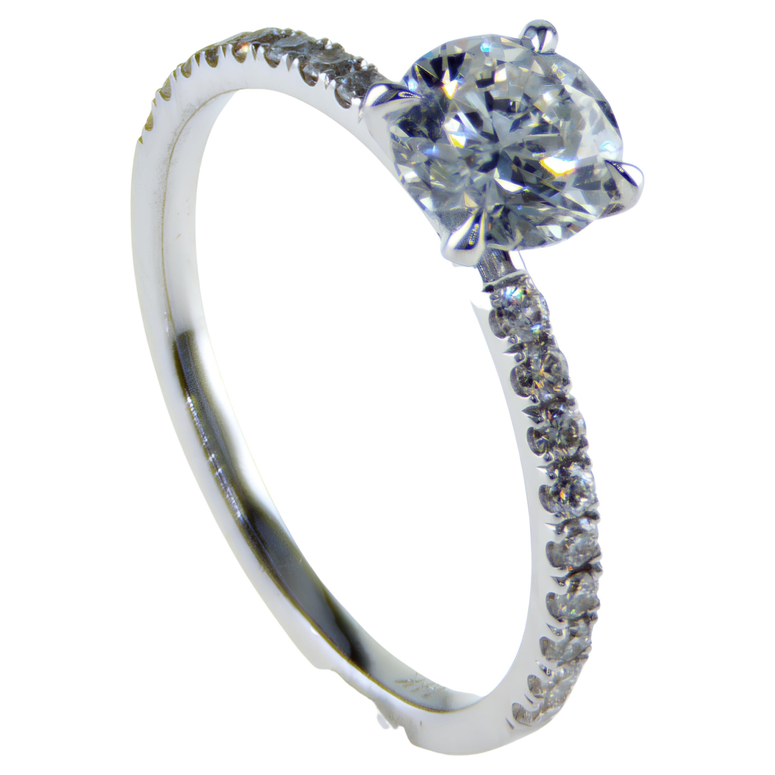 Round Diamond Engagement Ring For Sale
