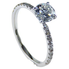 Used Round Diamond Engagement Ring