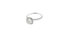 Round Diamond Engagement Ring with Cushion Halo Concierge Diamonds 1 Carat