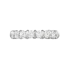 Round Diamond Eternity Band 2.70 Carat in 14 Karat White Gold