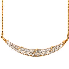 Round diamond half moon