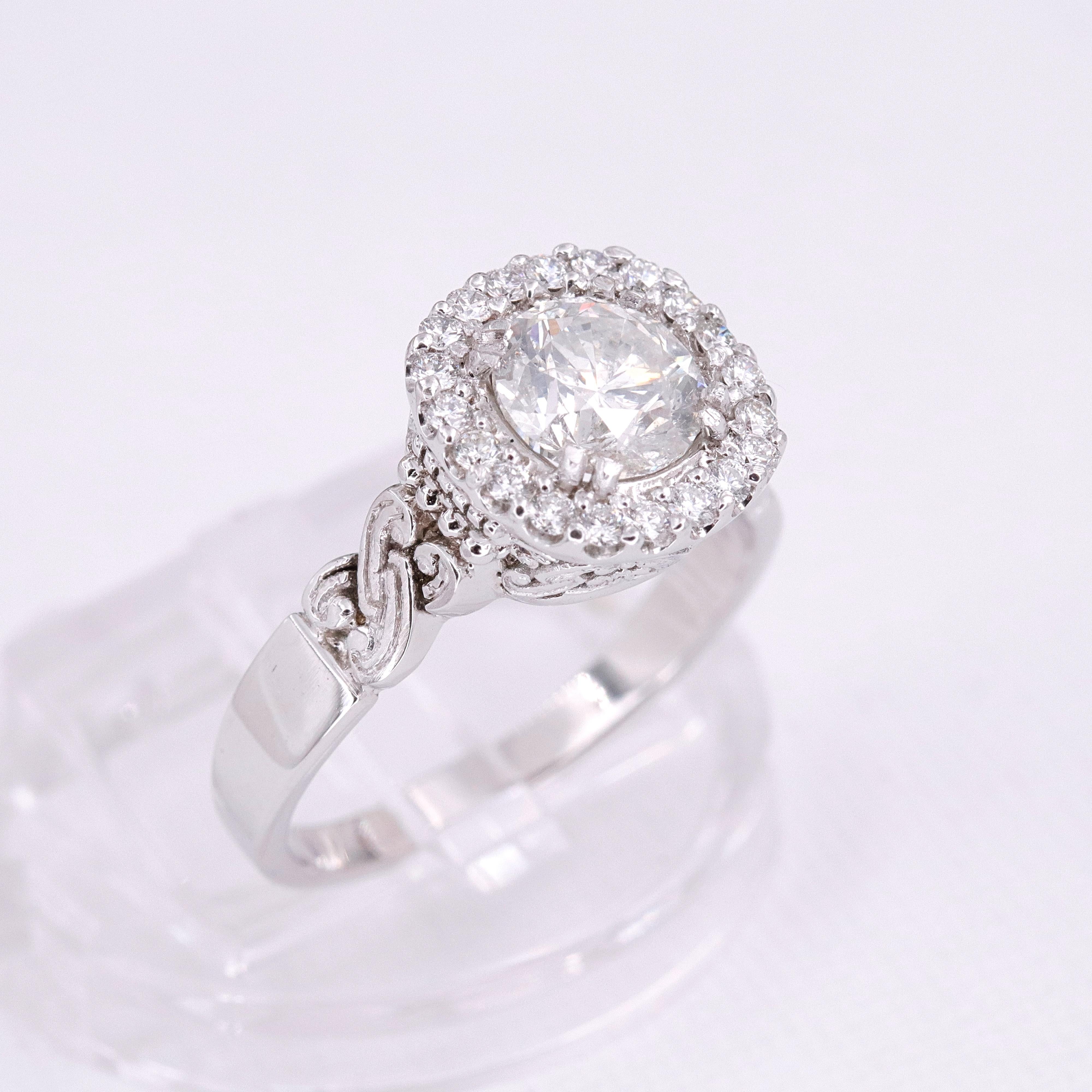 oblong diamond ring