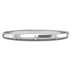 Tanisa Nahata, bracelet Reign en or blanc 18 carats avec diamants ronds.