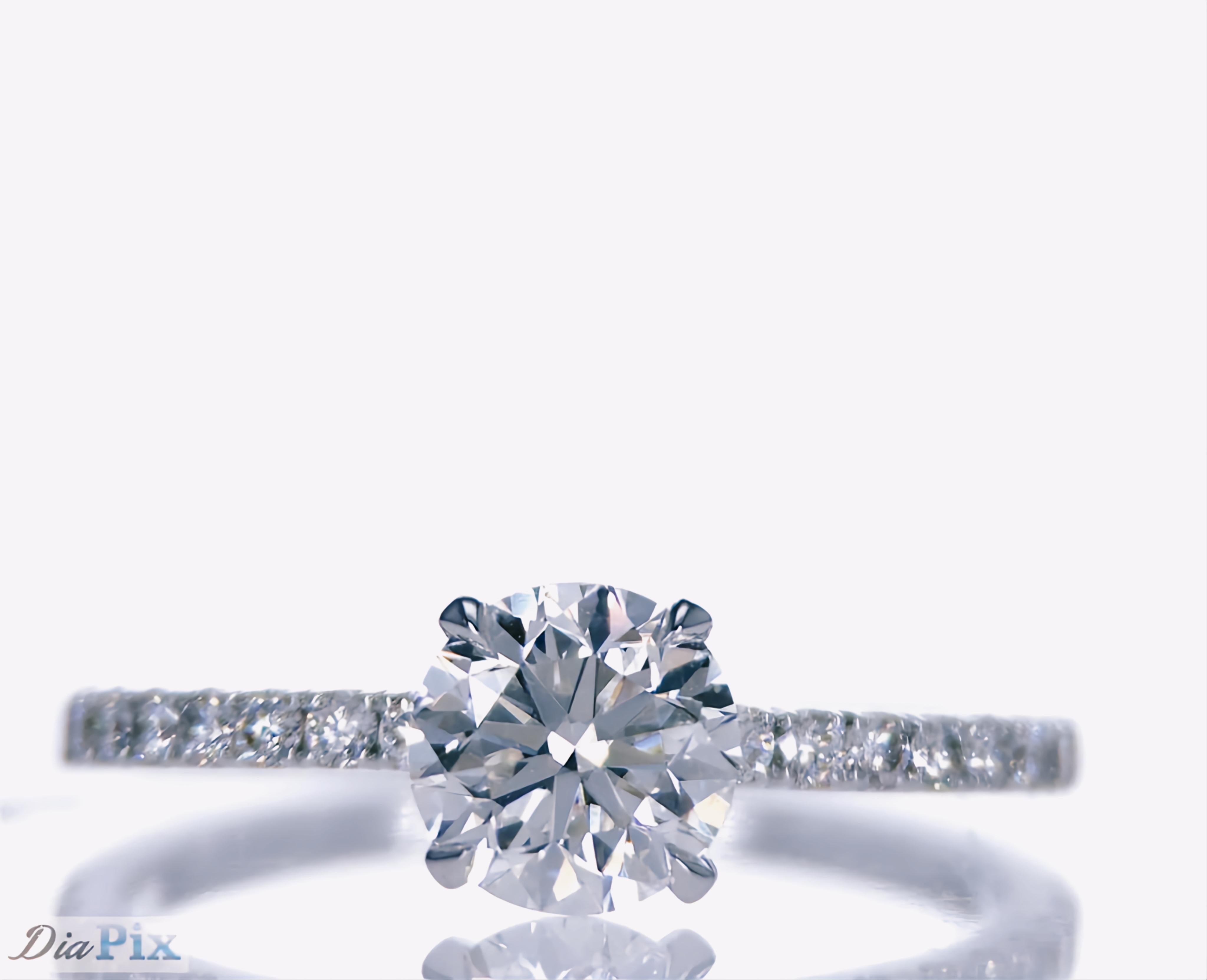 Round Diamond Solitaire Engagement Ring For Sale 4