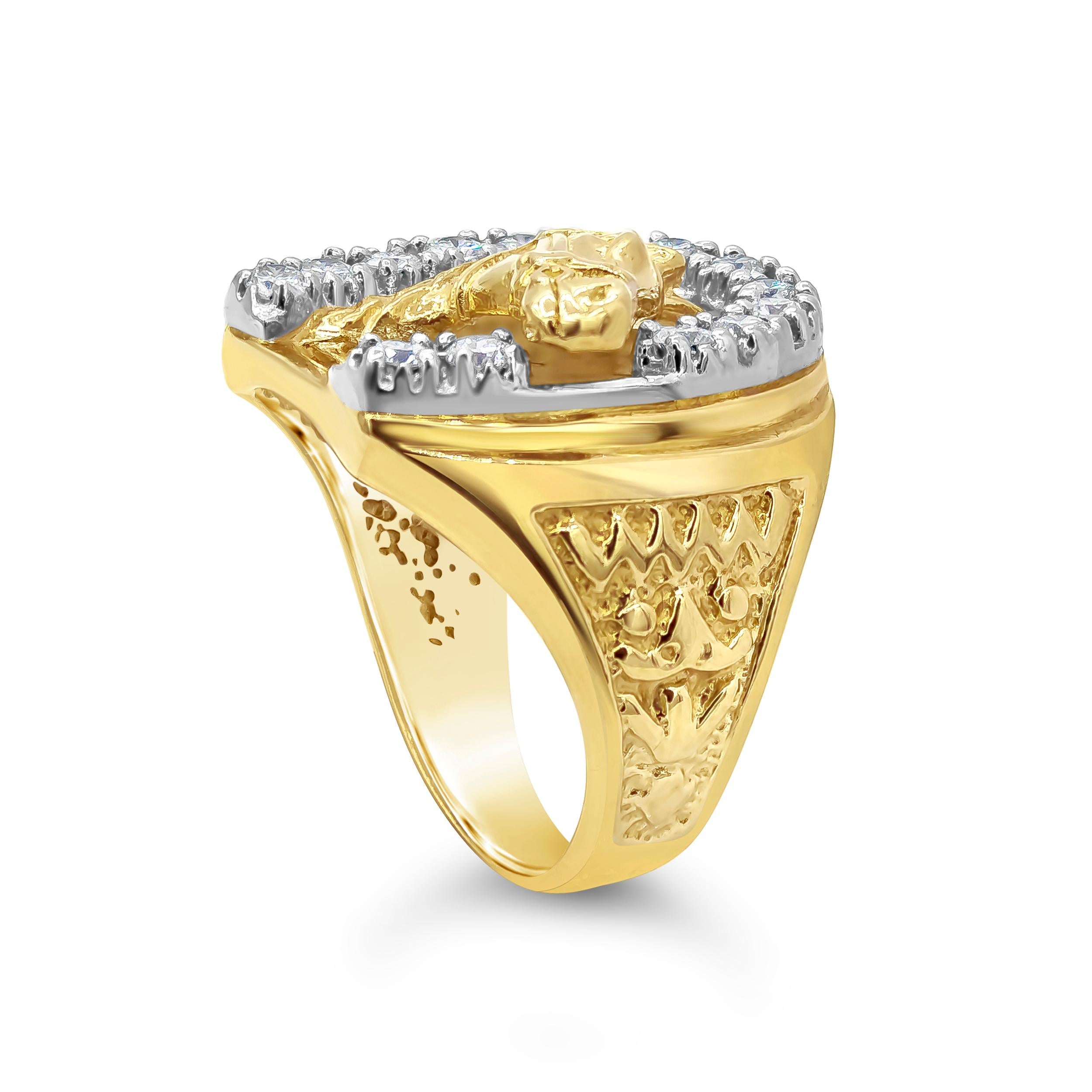 horse ring gold
