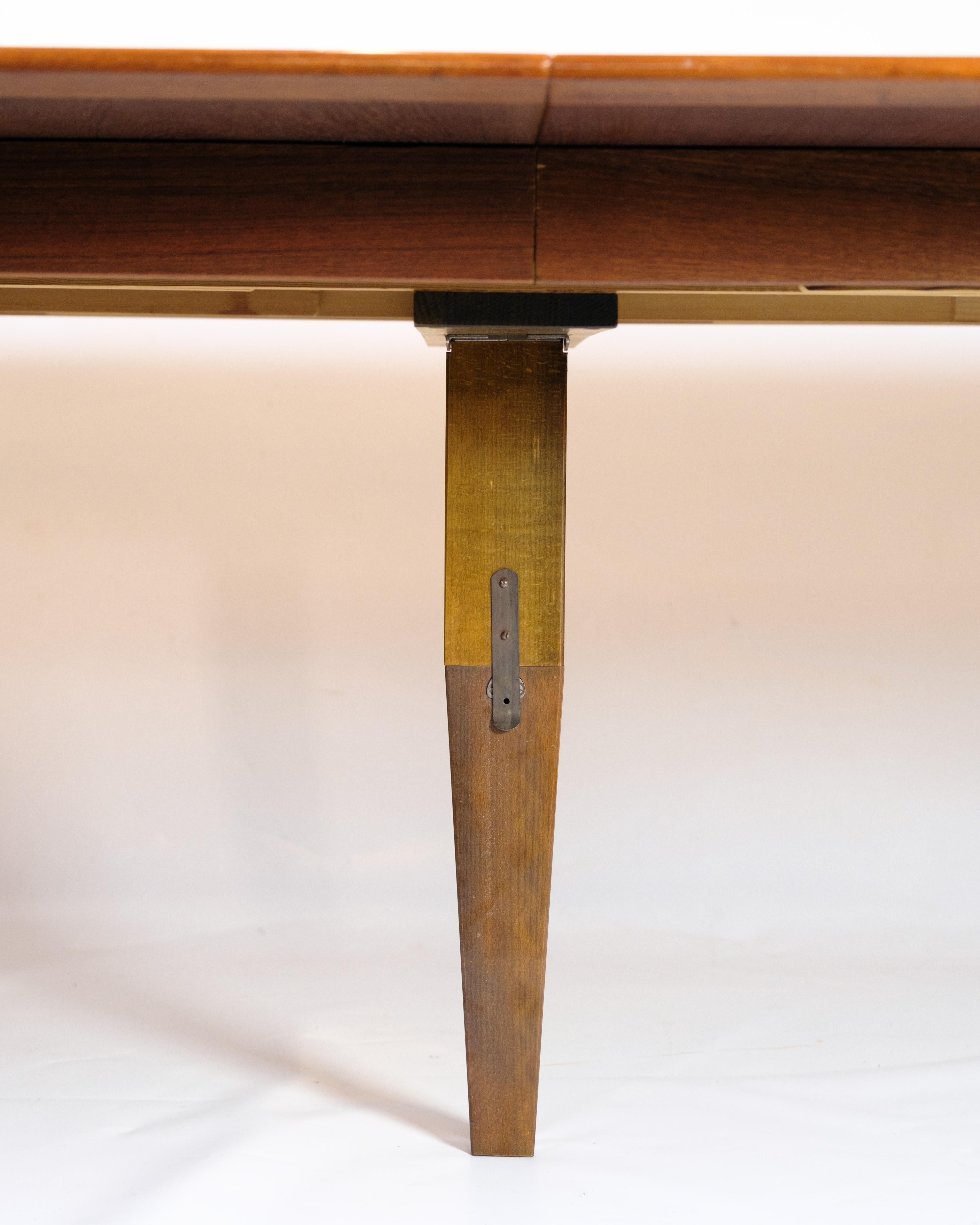 Round Dining In Teak With Extension Leaves By Grete Jalk For P. Jeppesen For Sale 6