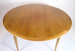 Round Dining In Teak With Extension Leaves By Grete Jalk For P. Jeppesen