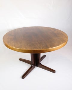 Round Dining Room Table Made In Rosewood By Skovby Møbelfabrik From 1960s