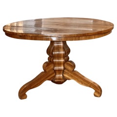 Tavolo da pranzo rotondo, Biedermeier del XIX secolo