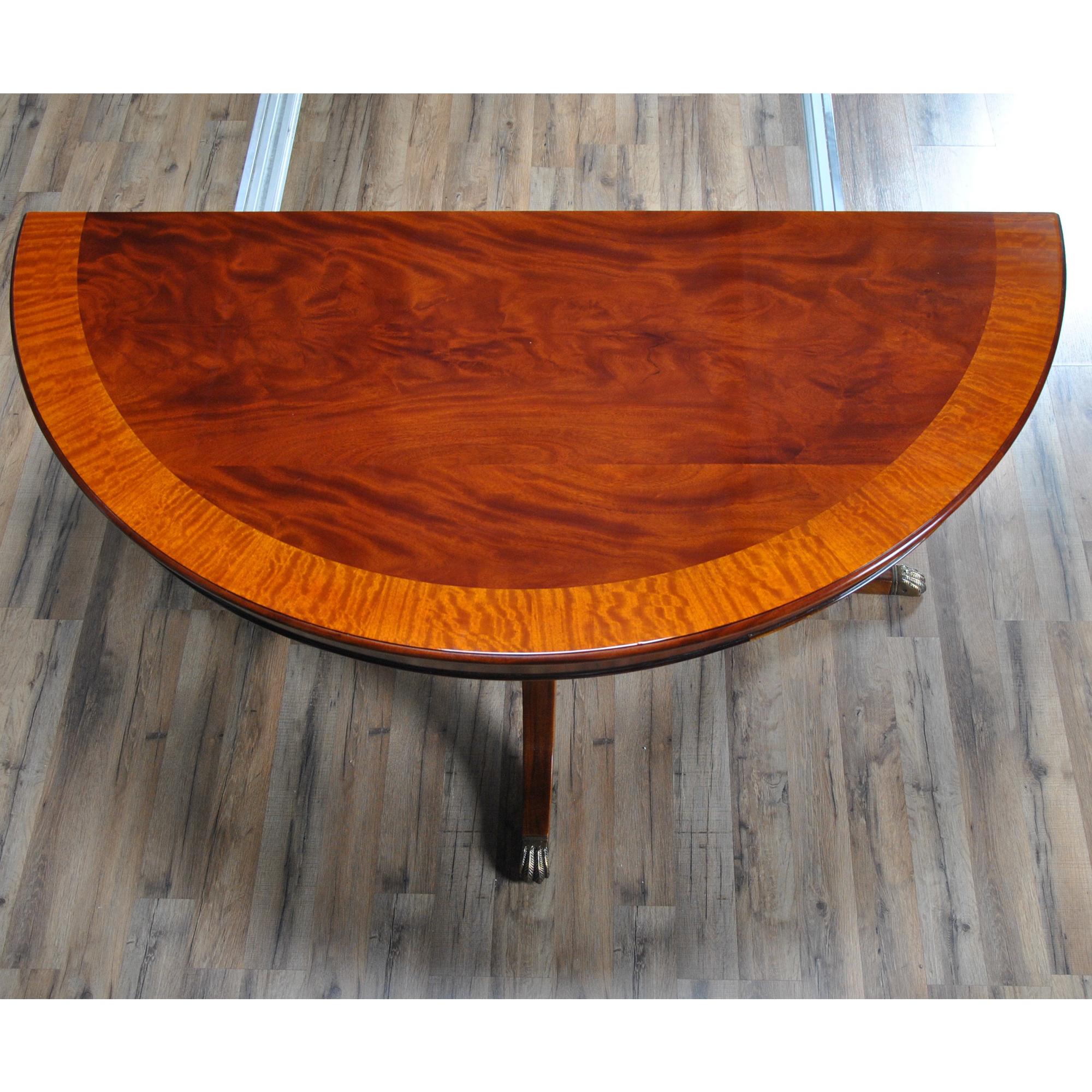 Round Dining Table 60-115 inch For Sale 3