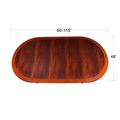 Round Dining Table 60-115 inch