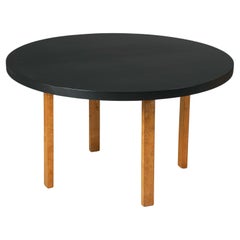 Round Dining Table, Alvar Aalto, Oy Huonekalu- ja Rakennustyötehdas Ab, 1950s