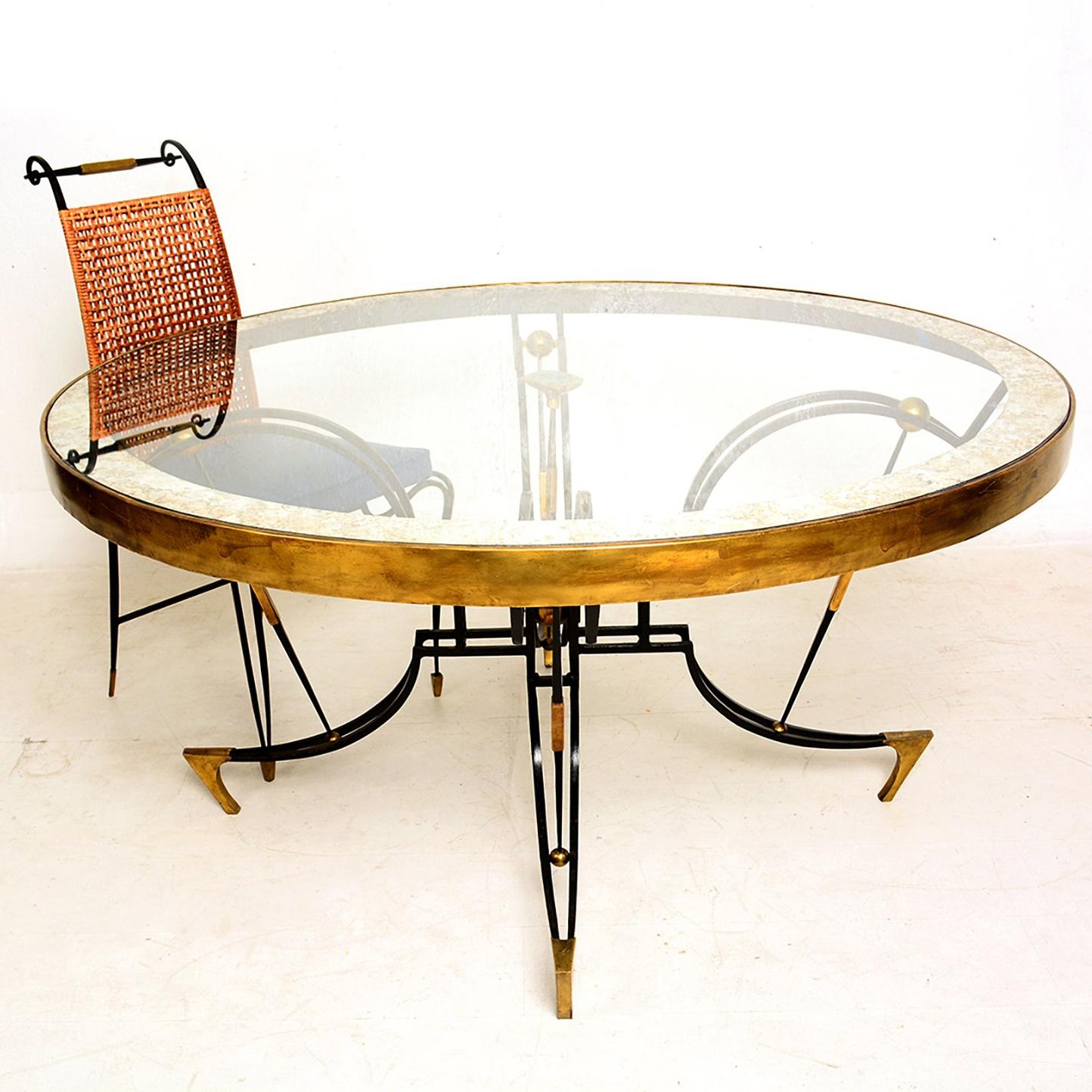 Round Dining Table Attributed to Arturo Pani  1