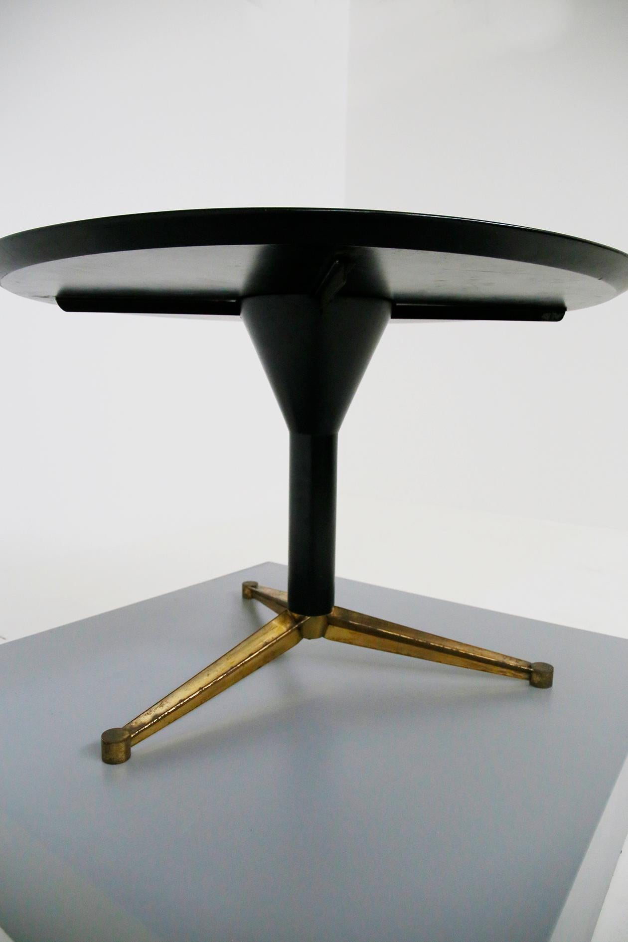 Round Dining Table Attr. to Melchiorre Bega, 1950s In Good Condition In Milano, IT