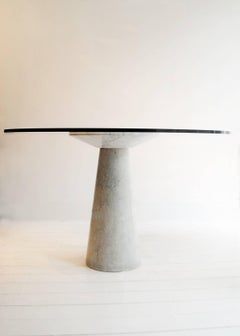 Round Dining Table by Angelo Mangiarotti, circa 1970, Italy